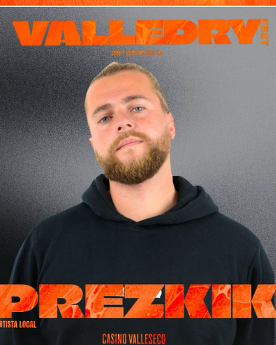 Cartel oficial de Prezkik en Valledry Fest 2025